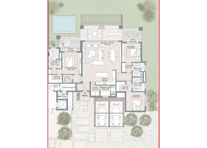 3 BR Apartment with lagoon and sea view  - 4